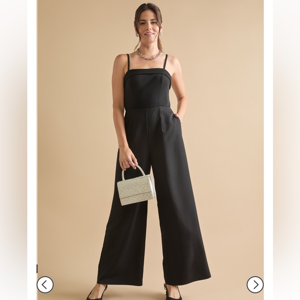Francesca’s Black Jumpsuit